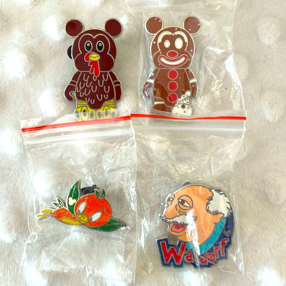 Lot 5 authentic Disney pins for pin trading Orange Bird Mickey
